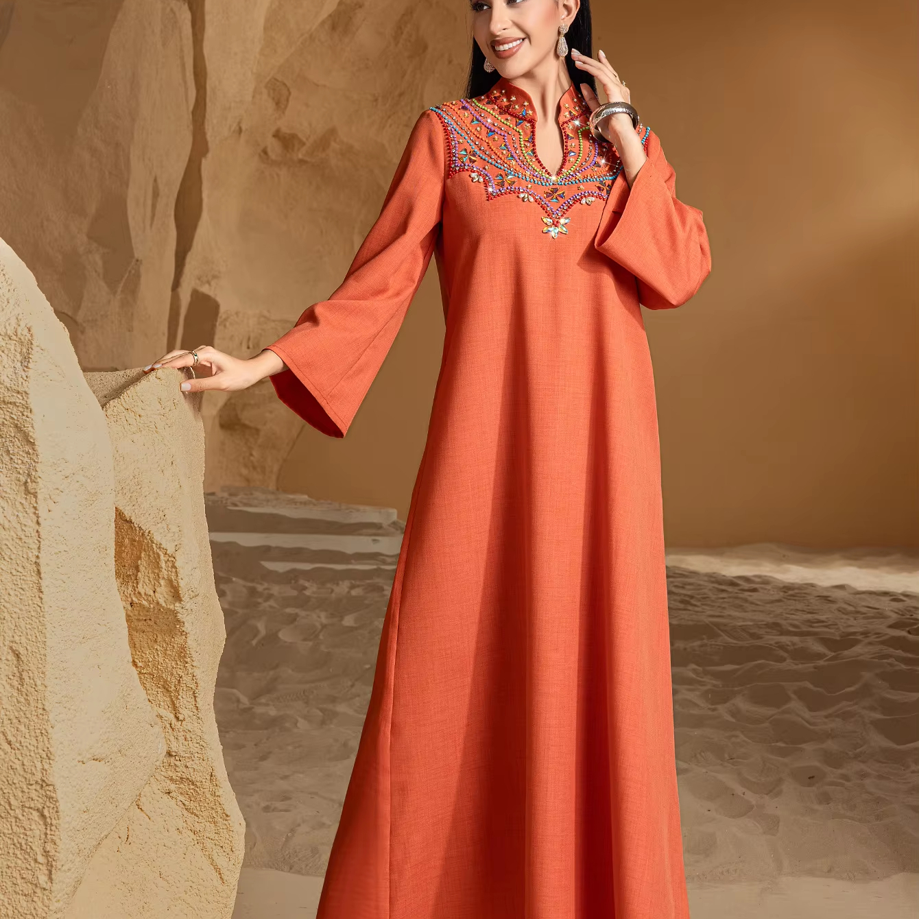 Casual Kaftan for Muslim Women Long Sleeves Simple Modest Islamic Clothing  Straight Chiffon Daily Wear Suits Hijab Natural| Alibaba.com