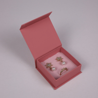 Boîte à bijoux en carton personnalisée avec logo personnalisé, conception gratuite, fermeture magnétique en papier, emballage cadeau
