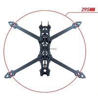 Kit de cadre en fibre de carbone Mark4 7 pouces 295 mm prêt à voler, pièces de drone de course FPV FreeStyle RC, bras de quadricoptère, modèle