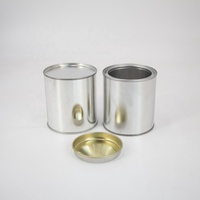 Prix d'usine – Contenants ronds en fer blanc vides pour peinture, 200 ml, 0,4 L, 0,5 L, pour emballage de produits chimiques et de revêtements