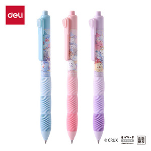 Deli Youyou Family Erasable <b>Ballpoint</b> <b>Pen</b> 0.5mm Press Closure For Students And Office Use - Product Image 1