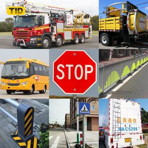 A25 fabrika fiyat tedarikçisi su geçirmez avrupa standart alüminyum yol trafik güvenliği yansıtıcı uyarı işaretleri - Product Image 6