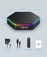 BOXPUT BP6 Boîtier TV Android 6 4GB 32GB Allwinner H618 Octa Core 4K HD Lecteur Multimédia WiFi 5G BT5.0 Prise EU