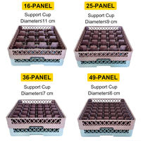 Panier de rangement empilable pour verres, séchoir à verres à vin en plastique, caisse de rangement pour vaisselle pour restaurant, hôtel, bar, café, cuisine