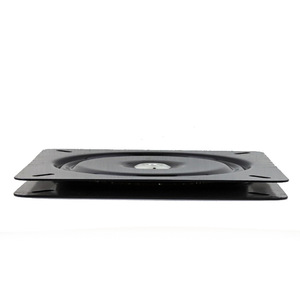Swivel Plate 250x250mm Black Cold Rolled Steel <b>Rotatable</b> Minimalist Design Universal Office Chair Base Accessory - Product Image 3