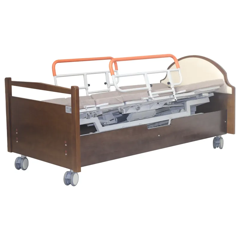 Hot sale Mobility and Multifunctional Rotatable Electric Nursing Home Care Bed Wooden Care Bed for Home