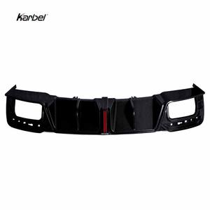 Diffuseur Karbel Style KB Diffuseur en fibre de carbone sèche Noir Diffuseur de lèvre arrière pour <span class=keywords><strong>Audi</strong></span> B9.5 S4 2020-2024 - Product Image 4