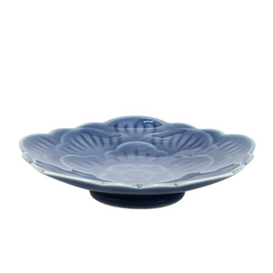Assiette à fruits en céramique en forme de fleur, style zen, plat de service pour salon de thé, plateau à fruits secs, design rétro de luxe - Product Image 5