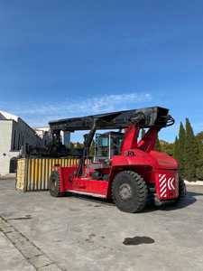 Chariot élévateur à fourche diesel Klamar DRF450 de 45 tonnes d'occasion, fabriqué en Suède, certifié CE, année 2012 - Product Image 4