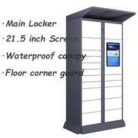 Casier intelligent haut de gamme pour colis, extérieur, étanche, pour appartement, livraison express, armoire de livraison automatisée
