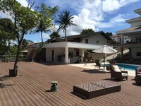 Linyuanwai Vente en gros de terrasses en bois composite Wpc d'extérieur en bois plastique revêtement de sol modulaire de terrasses panneaux composites