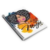 Journal intime avec impression personnalisée A5 agenda pour fille noire agenda planificateur à spirale carnet reliure quotidienne boîte cadeau en papier