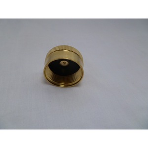 Bouchon de bouteille de propane en laiton LB avec couvercle de protection de sécurité, connecteur de cartouche de gaz en métal et coupleur de recharge de stylo PET - Product Image 1