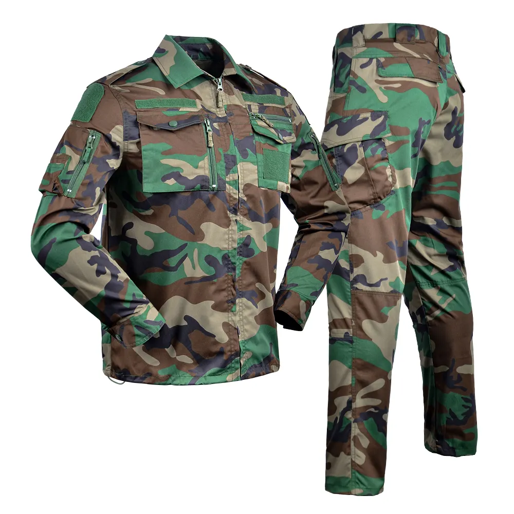 Woodland Camo Amerikaanse Uniform Ontwerp Uw Eigen Uniform 728 Stijl