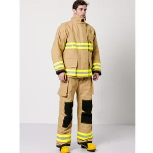 STANDARD NFPA EN469 approuvé vêtements de lutte contre l'incendie costume de pompier équipement de participation pour pompier