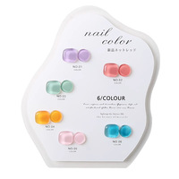 Mini nuancier transparent en acrylique pour nail art de style japonais, présentoir pour vernis à ongles et gel, idéal pour les salons de manucure