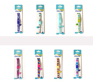 Fabricante al por mayor logotipo personalizado <span class=keywords><strong>collar</strong></span> de gato de nailon con campana - Product Image 6