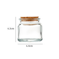 Großhandel neue Zylinder 3oz 7oz Mini Braun glas Kerzen glas klar grün leer Glas für Kerze