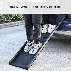 फैक्ट्री पोर्टेबल फोल्डिंग पालतू जानवर रैंप पोर्टेबल सीढ़ियों कुत्ते की बिल्ली रैंप कार ट्रक और sv कुत्ते रैंप - Product Image 3