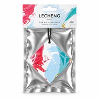 Diffuseur de parfum de luxe personnalisé pour voiture, en forme d'arbre en papier, avec logo, parfum naturel longue durée, sans électricité requise