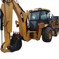 Chargeuse sur pneus CAT420 TLB 4F4R à transmission Power Shift, forte traction, pour terrains accidentés et complexes, haute performance