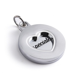 Customized <b>Personalized</b> High Quality Metal Creative Mini Travel Pocket Folding Mirror <b>Keychain</b> - Product Image 1
