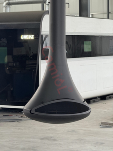 Đốt Bếp Trang Trí Treo Lò Sưởi Chất Lượng Cao Tùy Chỉnh Gỗ Màu Đen Hiện Đại Trong Nhà Đơn Lập Pallet/Hộp Bằng Gỗ - Product Image 4