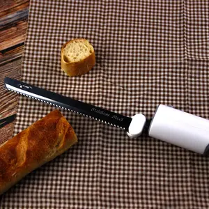 Беспроводной нож для нарезки хлеба/мяса/овощей/фруктов, электрический нож из нержавеющей стали