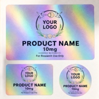 Etiquetas Impresas para Botellas de Almacenamiento de Péptidos de 3ml y 10ml y Cajas de Papel de Lujo
