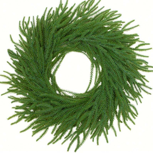Fournitures de Noël Décorations de Noël Décorations en rotin imitation aiguilles de pin Ornements multifonctionnels - Product Image 5