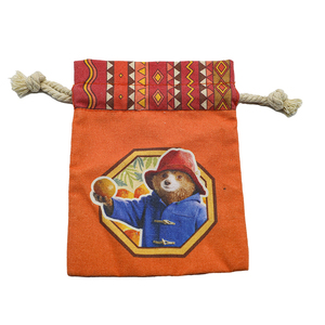 Sac à cordon personnalisé en toile imprimée numériquement, coloré, avec personnage de dessin animé, sacs cadeaux, sacs à cordon - Product Image 6