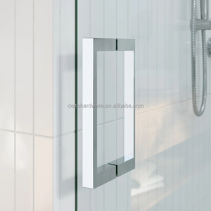 KKZ fábrica fabricación de acero inoxidable pulido puerta corredera <span class=keywords><strong>para</strong></span> cuarto de ducha de vidrio conjunto de baño accesorios de hardware - Product Image 3