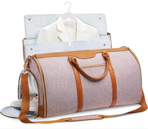 Không thấm nước nhăn-miễn phí phù hợp với tàu sân bay chuyển đổi Carry-on Duffel ngăn giày có thể gập lại Trọng lượng nhẹ túi may mặc cho doanh nghiệp - Product Image 1