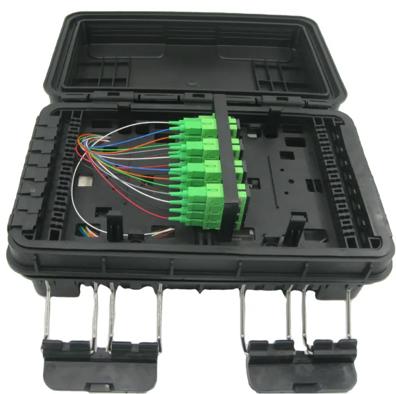 Hot sell IP65 CTO 16 core nap ftth fiber distribution box 1 16 PLC splitter box fiber termination box for telecommunication