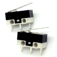 Micro-interrupteur Boîtier noir/blanc Interrupteur de fin de course 1A 125VAC 3 broches Micro-interrupteur DIP