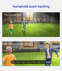 Caméra de sécurité sans fil WiFi ICSEE 9MP pour la maison avec zoom 8X PTZ, capteur CMOS, étanche IP66 et <span class=keywords><strong>stockage</strong></span> dans le <span class=keywords><strong>cloud</strong></span> pour une utilisation en extérieur/intérieur - Product Image 3