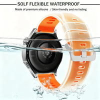 Bracelet en silicone de 22 mm pour montre Garmin Forerunner 570 47 mm, bracelet en silicone pour montre Garmin Forerunner 255 M/265 Venu 2 3 4