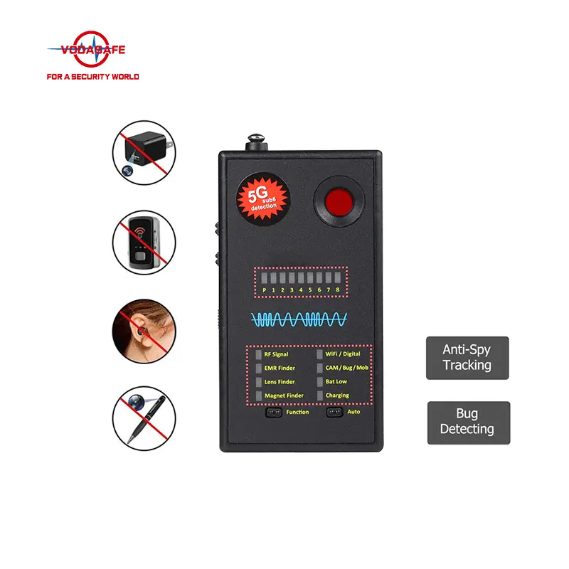 Vodasafe Personal Alarm GPS Tracker Hotel Hidden Camera Detector Bug Personal Security Device