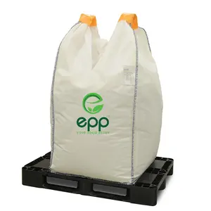 Type A Coated agriculture bags Heavy duty 500kg to 1 ton two-point lift bags for grains, seeds, briquettes, pellets, cement