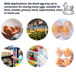 Factory Supply Kunden spezifischer Eier behälter Kunststoff-Eier karton Transparente Verpackung Eier ablage Löcher - Product Image 6