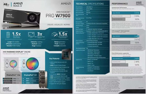Radeon Pro W7900 48G 3D Modeling Graphic Design Industrial Drawing Desktop Professional Graphics Card Radeon Pro W7900 4 - Product Image 5