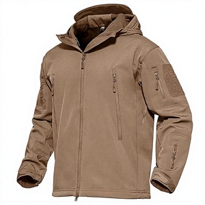 Chaqueta Táctica Softshell para Hombre OEM, Cortavientos, Impermeable, Forrada de Forro Polar, con Capucha, para Senderismo al Aire Libre - Product Image 1