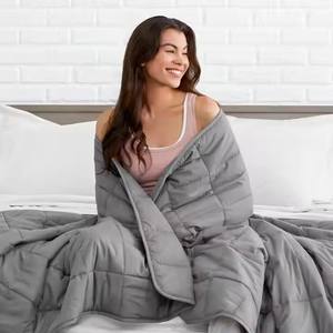 Chine usine de 5 lb adultes petite <span class=keywords><strong>couverture</strong></span> <span class=keywords><strong>lestée</strong></span> lourde pour la gravité tour <span class=keywords><strong>couverture</strong></span> jeter voyage taille verre pour hôpital pique-nique - Product Image 3