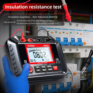 Testeur d'isolement automatique KUAIQU DAR/PI, <span class=keywords><strong>test</strong></span> de tension AC/DC, stockage de données de 100 groupes, mégohmmètre 0,1M-10G, 1000V, entretien des moteurs - Product Image 2
