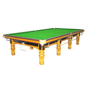 Mesa de <span class=keywords><strong>billar</strong></span> Sdais de 12 pies para interior, deporte de <span class=keywords><strong>billar</strong></span>, duradera, de alta calidad, con patas de metal, material de cuero, taco de <span class=keywords><strong>billar</strong></span>, pizarra, red de cuero - Product Image 3