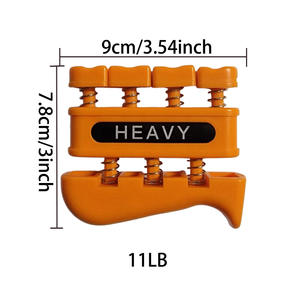 Silicona 3LB/7LB/11LB/14LB Entrenador de dedos bidireccional Fortalecedor para ejercicio de rehabilitación y práctica de sección de agarre - Product Image 4