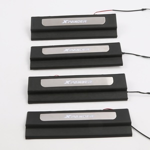 WZXD New Arrival <b>Door</b> Sill Guards <b>Door</b> Sill <b>Plate</b> With LED Black Steel 2018-2022 for Xpander - Product Image 5