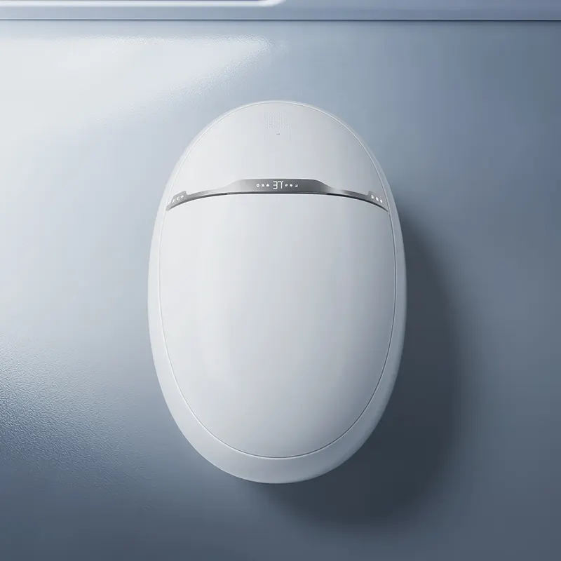 新しいデザインの卵形インテリジェント自動操作フラッシング便器バスルームWCセラミックスマートトイレ