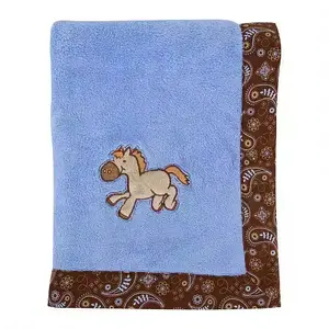 Baby Blanket 100% Polyester Cute Animal Pattern Custom Super Soft High Quality Blanket Kids Blanket
