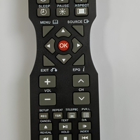 Nouvelle télécommande universelle intelligente 5 en 1 à code fixe automatique avec 53 boutons pour téléviseurs Panasonic/Samsung